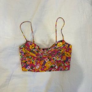 Zara Corset Crop Top